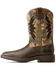 Image #2 - Ariat Men's Ridgeback VentTEK Performance Western Boots - Broad Square Toe, Brown, hi-res