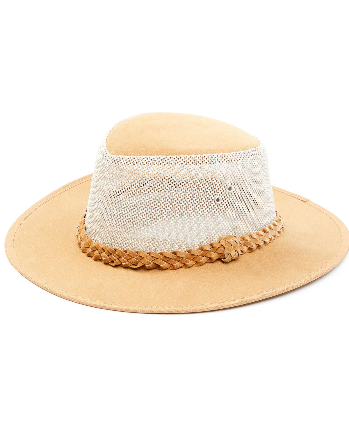 Image #1 - Hawx Men's Soaker Mesh Side Work Sun Hat, Tan, hi-res