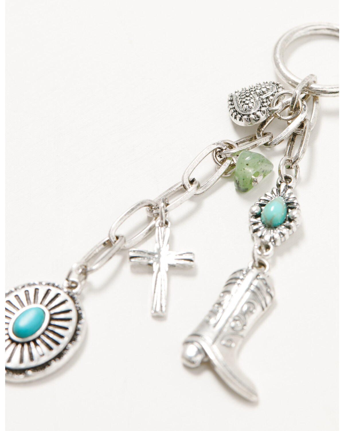 Image #2 - Shyanne Women's Linear Dangle Charm Earrings, Silver, hi-res