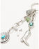 Image #2 - Shyanne Women's Linear Dangle Charm Earrings, Silver, hi-res