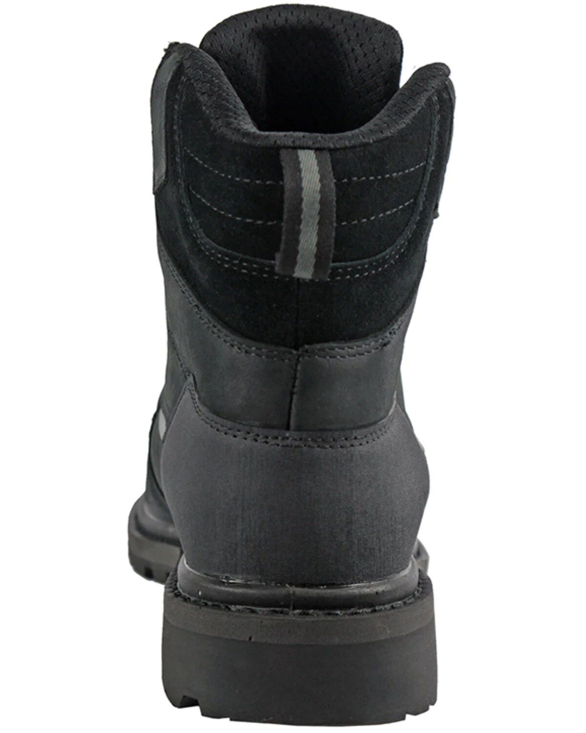 Image #5 - Hoss Men's Carson 6" Lace-Up Work Boots - Composite Toe, Black, hi-res