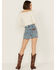 Image #3 - Wrangler Retro Women's Light Wash Bailey High Rise Cutoff Denim Shorts, Light Wash, hi-res