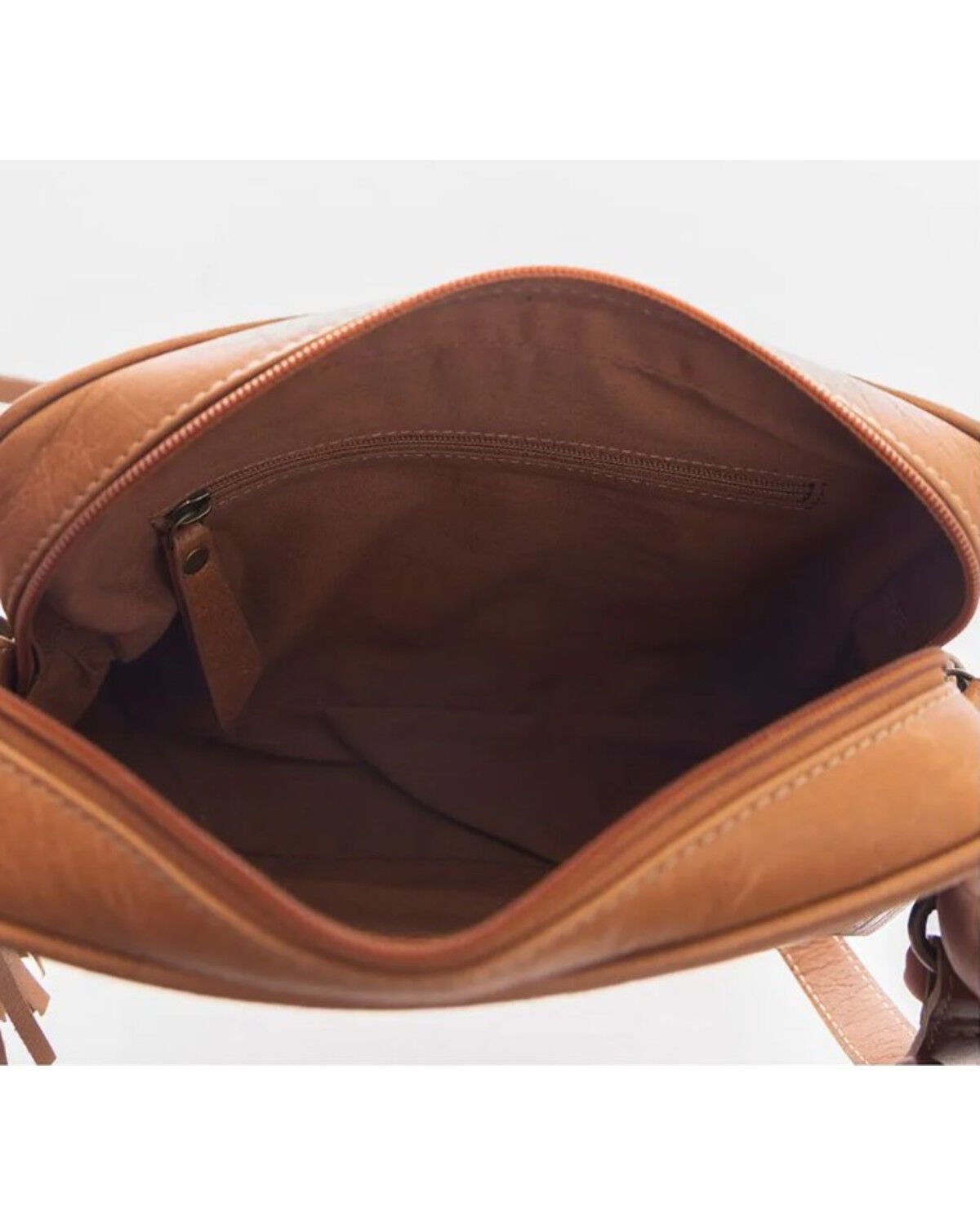 Product Name:  Myra Bag Women's Age Of The Steer Hand Tooled Crossbody Bag