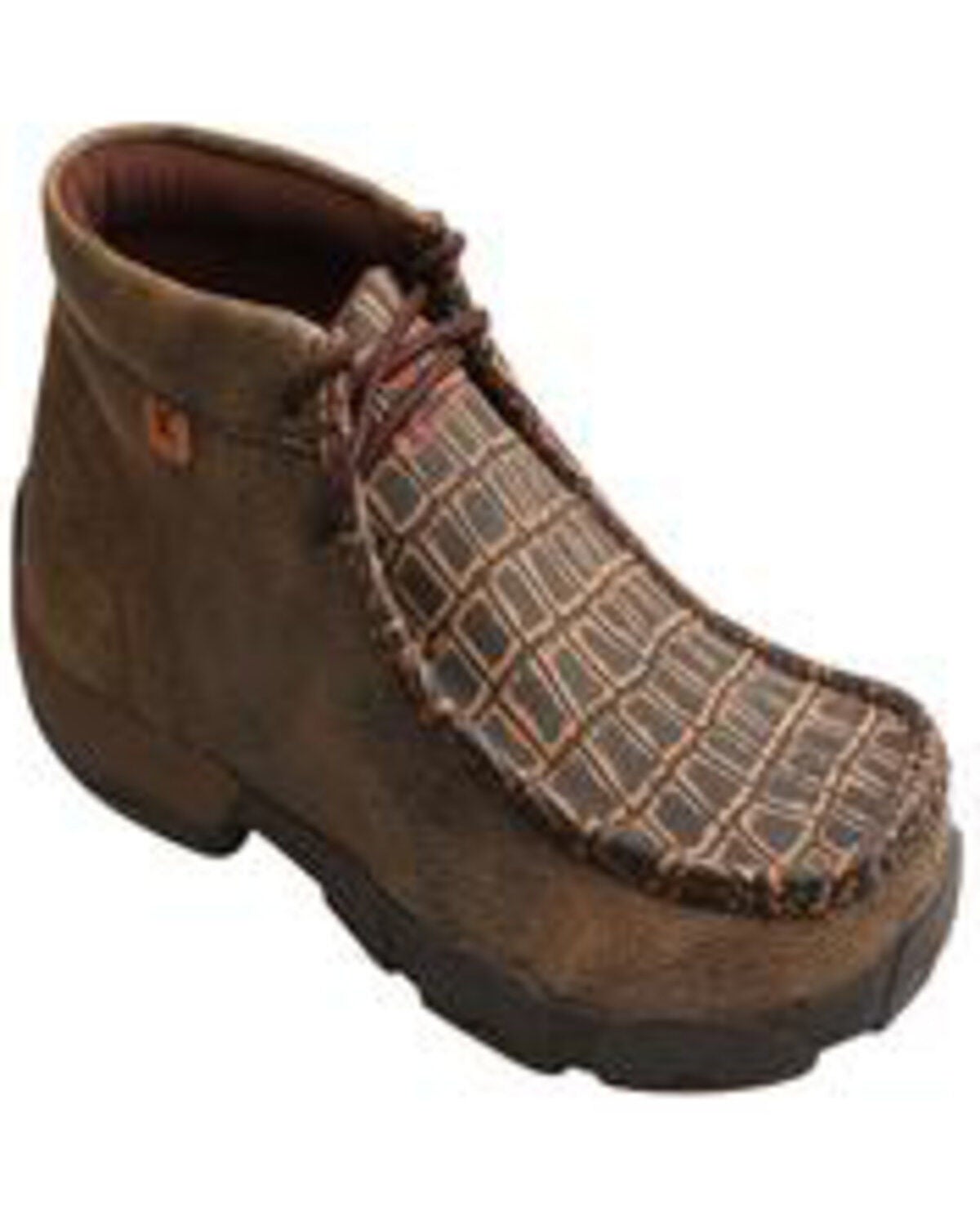 Twisted X Men's Work Chukka Driving Mocs - Alloy Toe, Brown, hi-res