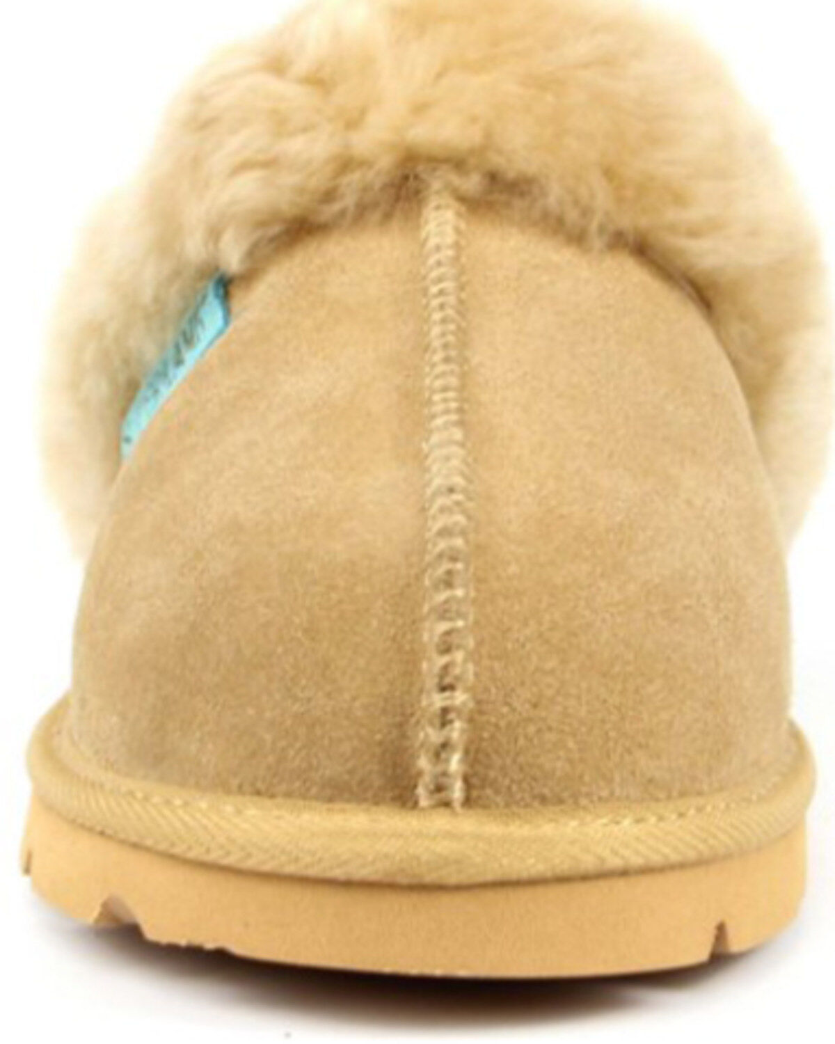 Image #4 - Superlamb Women's Onager Suede Leather Casual Slip-On Mule, Tan, hi-res