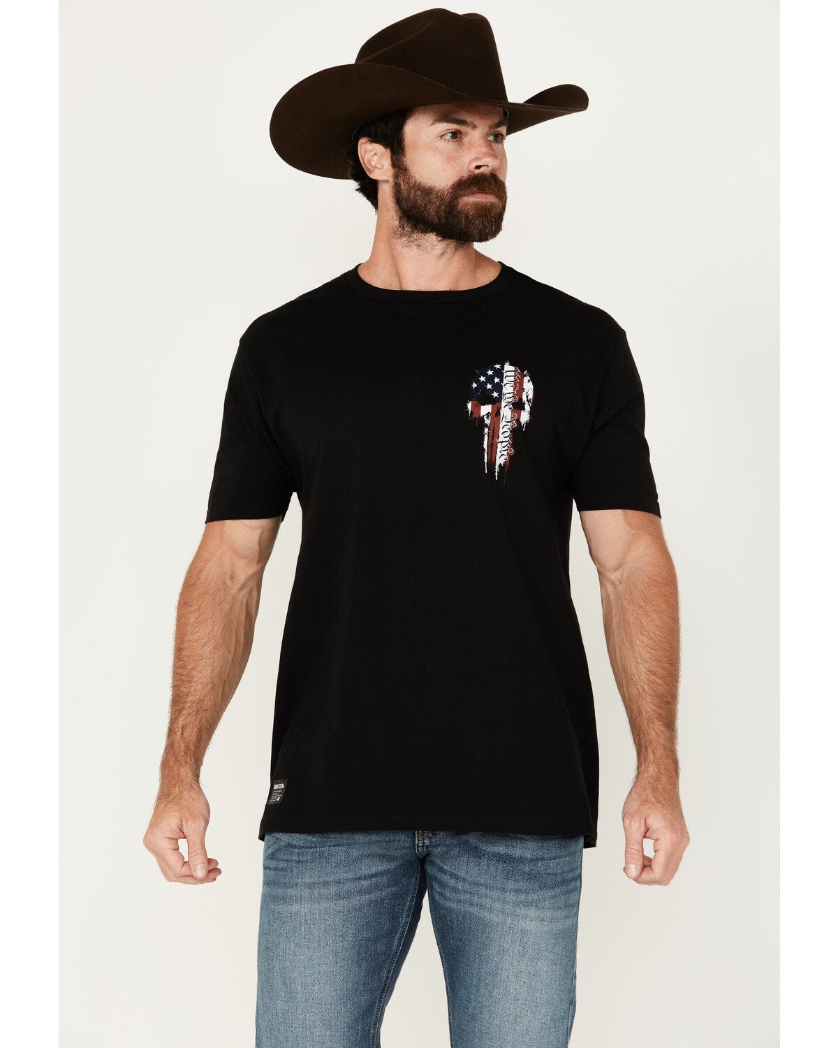 Howitzer Men's Skull Short Sleeve T-Shirt,
