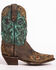 Image #3 - Dan Post Women's Blue Bird Wingtip Western Boots - Snip Toe, Copper, hi-res