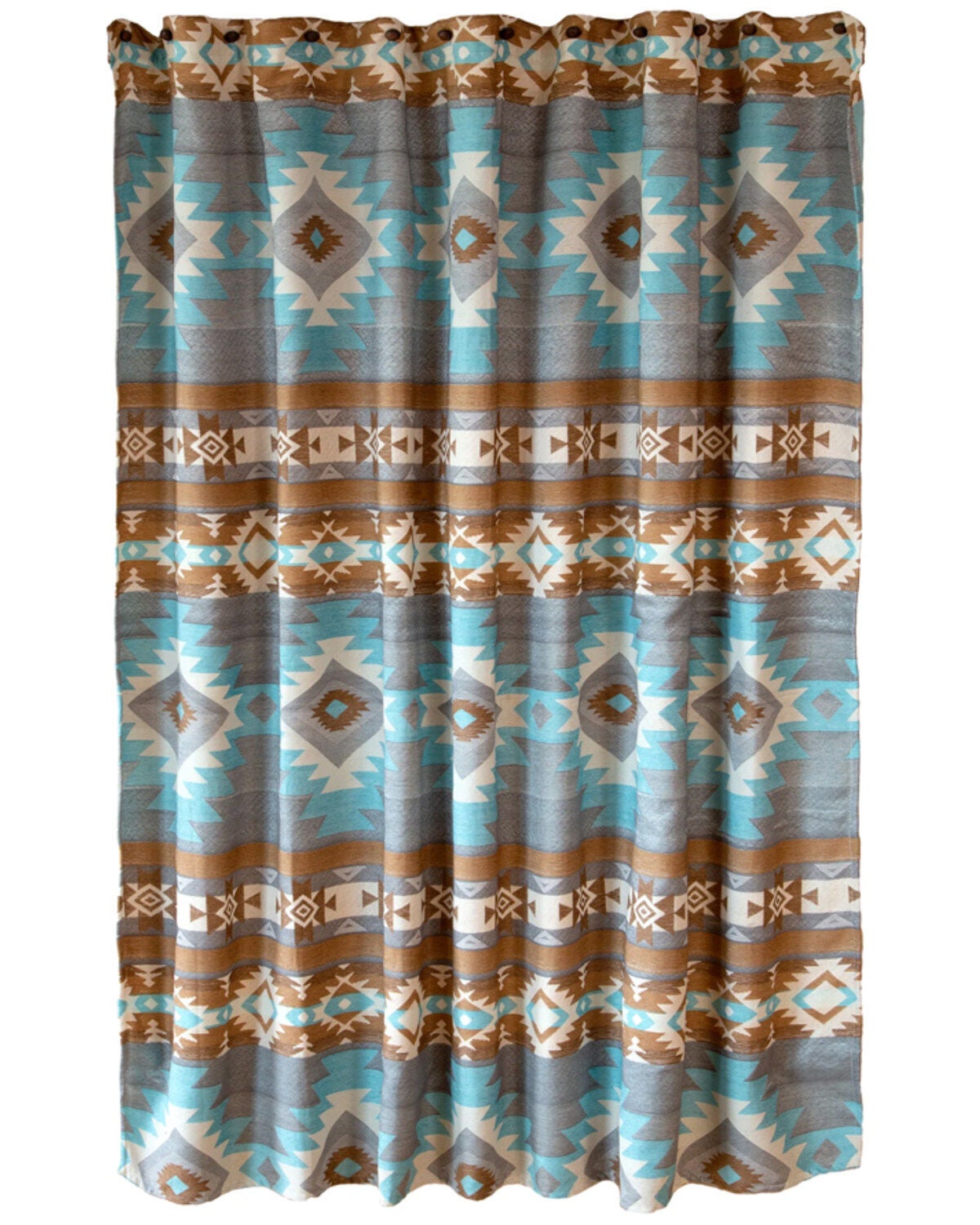 Carstens Home Mesa Daybreak Shower Curtain, Blue, hi-res