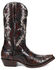 Image #2 - Dan Post Men's Emilio Outlay Western Boots - Snip Toe, Black, hi-res