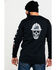 Image #1 - Ariat Men's FR Roughneck Back Skull Graphic Long Sleeve Work T-Shirt - Tall, , hi-res