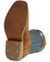 Image #7 - Smoky Mountain Boys' Wichita Western Boots - Square Toe, Brown/blue, hi-res