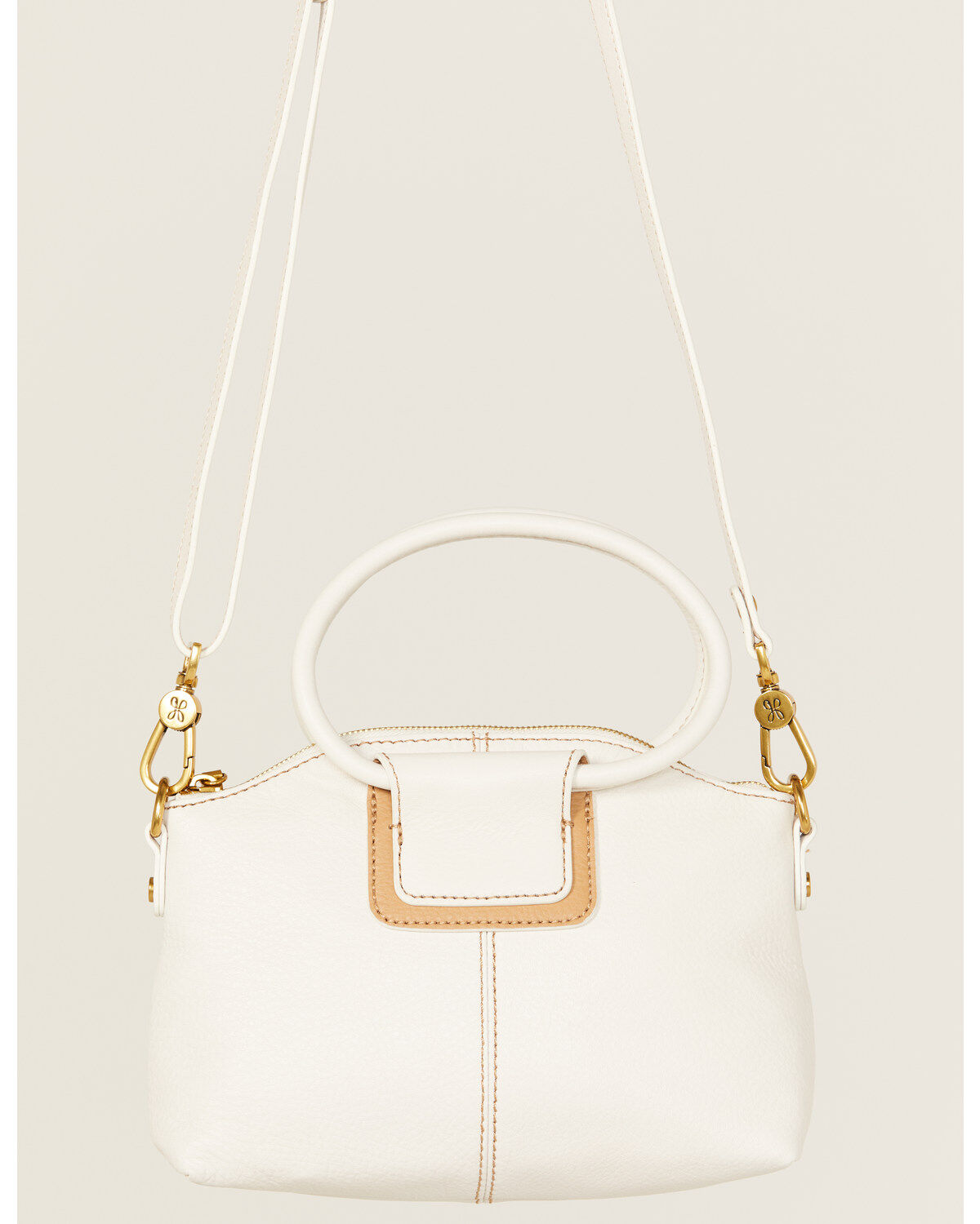 Image #2 - Hobo Women's Sheila Top Zip Crossbody Bag, White, hi-res