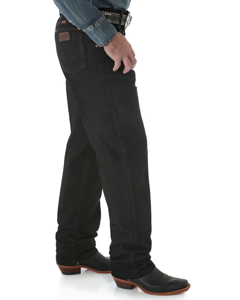 Wrangler Cowboy Cut Relaxed Fit Prewashed Jeans - Shadow Black | Boot Barn
