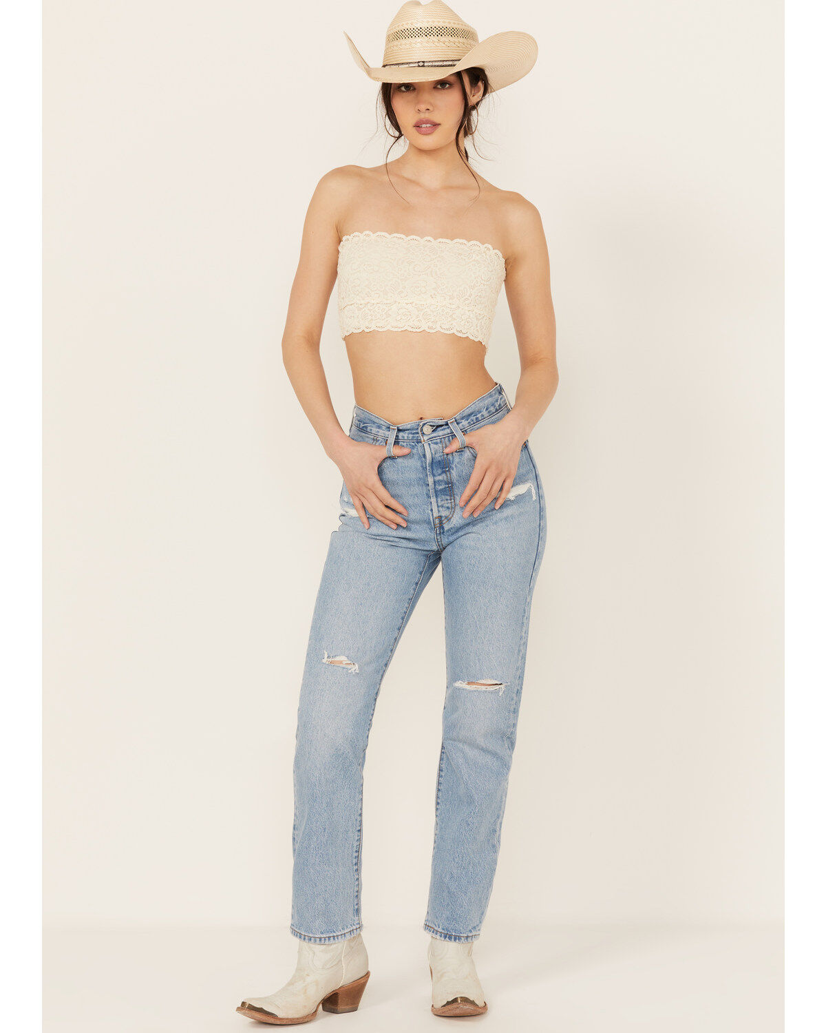 Levi's Women's 501® Original Lane Change Light Wash High