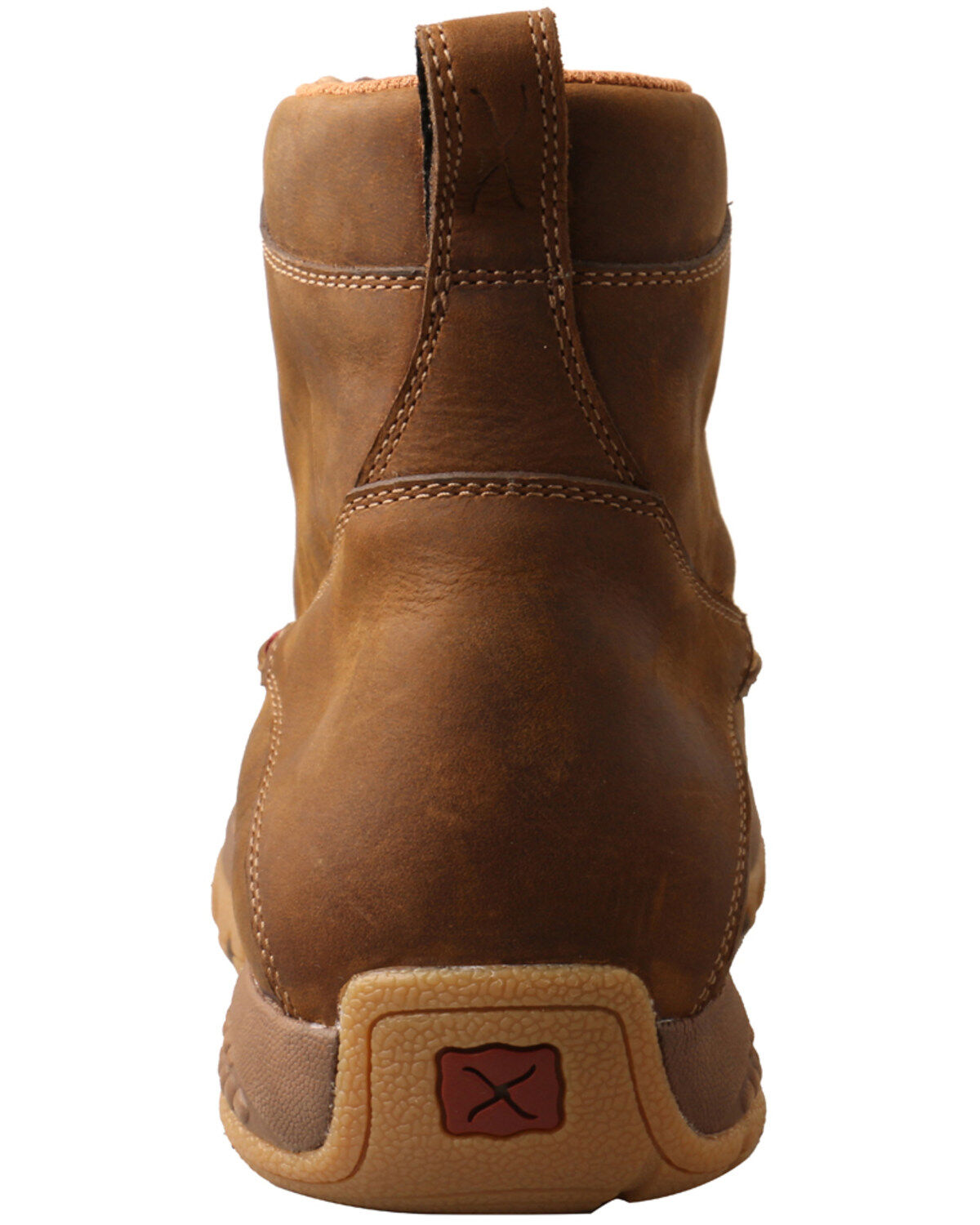 Image #4 - Twisted X Men's 6" Driving Moc Hiker Boots - Moc Toe, Brown, hi-res
