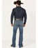 Image #3 - Cody James Men's Light A Shuck Medium Wash Relaxed Bootcut Stretch Denim Jeans, Light Medium Wash, hi-res