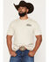 Image #2 - Americana Men's Ford Built Tough Short Sleeve Graphic T-Shirt, Sand, hi-res
