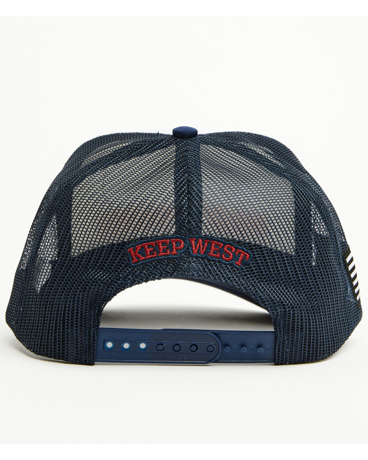 Image #4 - Boot Barn Americana Logo Ball Cap, White, hi-res