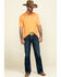 Image #6 - Cody James Core Men's Orange Tonal Short Sleeve Polo Shirt, , hi-res