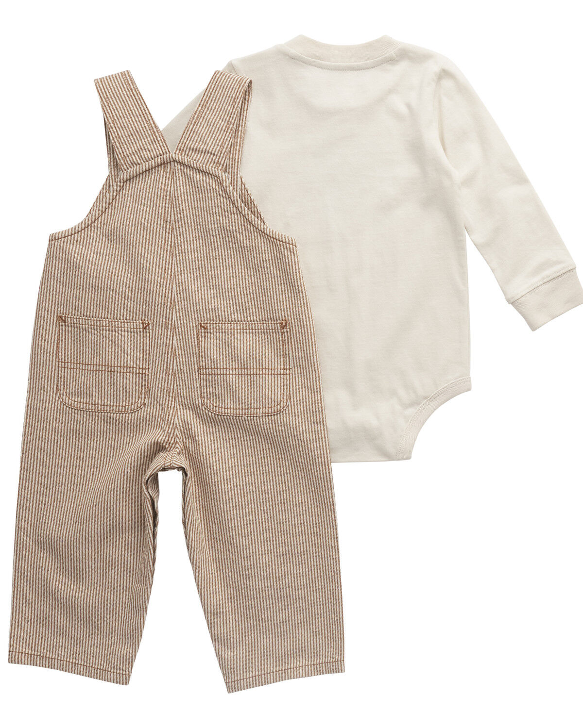 Image #2 - Carhartt Infant Boys' Onesie and Overall Set - 2 Piece, Brown, hi-res