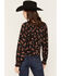 Image #4 - Saltwater Luxe Women's Nera Floral Print Long Sleeve Blouse, Black, hi-res
