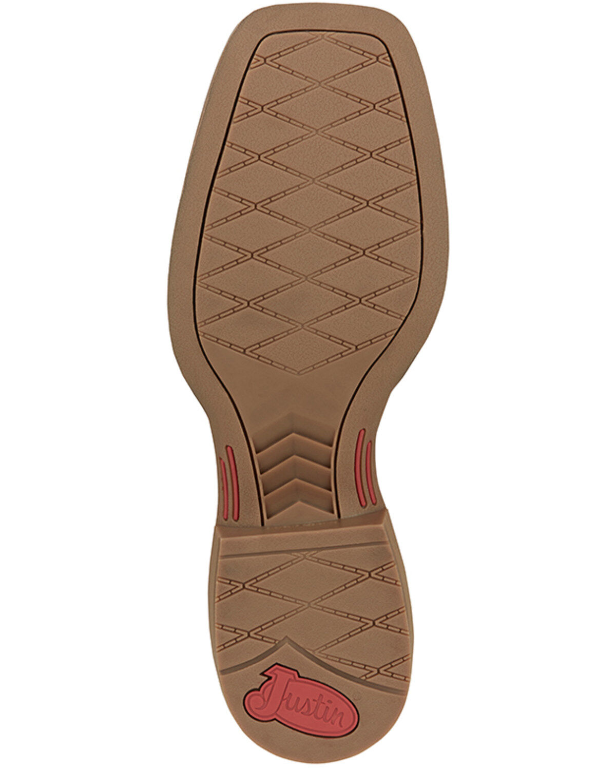 Image #7 - Justin Men's 11" Canter Western Boots - Broad Square Toe, Cognac, hi-res