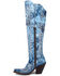 Image #3 - Dan Post Women's Moxie Tall Western Boots - Snip Toe , Blue, hi-res