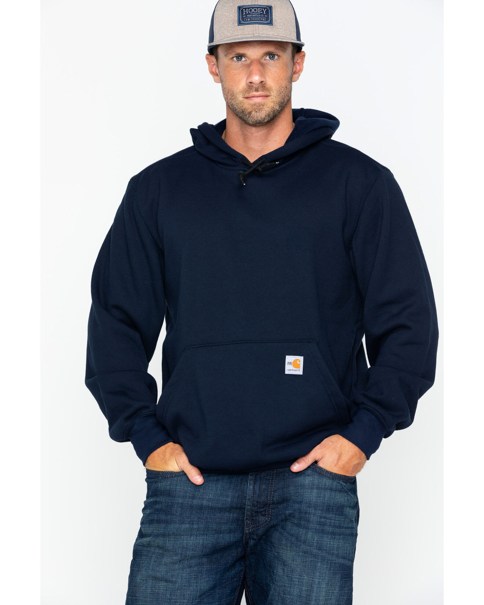 Carhartt Men's FR Hooded Pullover Solid Work Sweatshirt | Boot Barn