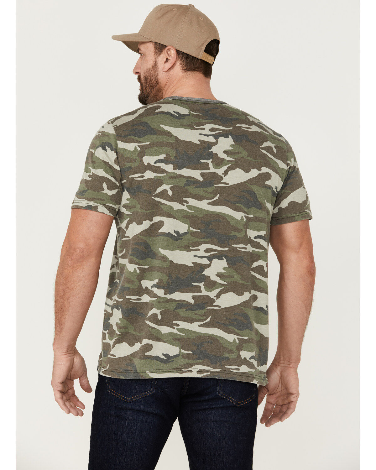 Image #4 - Flag & Anthem Men's Knoxville Burnout Army Camo Print Short Sleeve T-Shirt, Camouflage, hi-res
