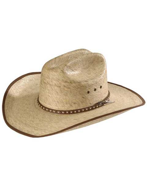Image #1 - Resistol Brush Hog Mexican Palm Straw Cowboy Hat, , hi-res