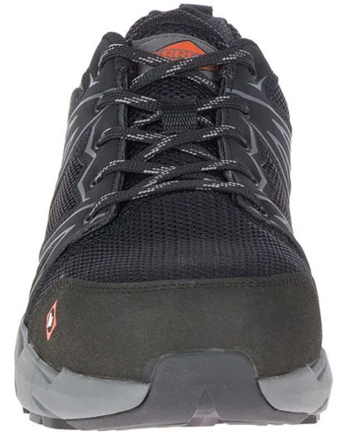Image #2 - Merrell Men's Fullbench Superlite Hiking Shoes - Alloy Toe, Black, hi-res
