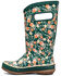 Image #3 - Bogs Girls' Floral Rainboots, , hi-res