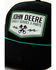 Image #2 - John Deere Men's Twill Mesh Back Trucker Cap, Black, hi-res