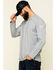 Image #3 - Ariat Men's FR Baselayer Long Sleeve Work T-Shirt, Silver, hi-res