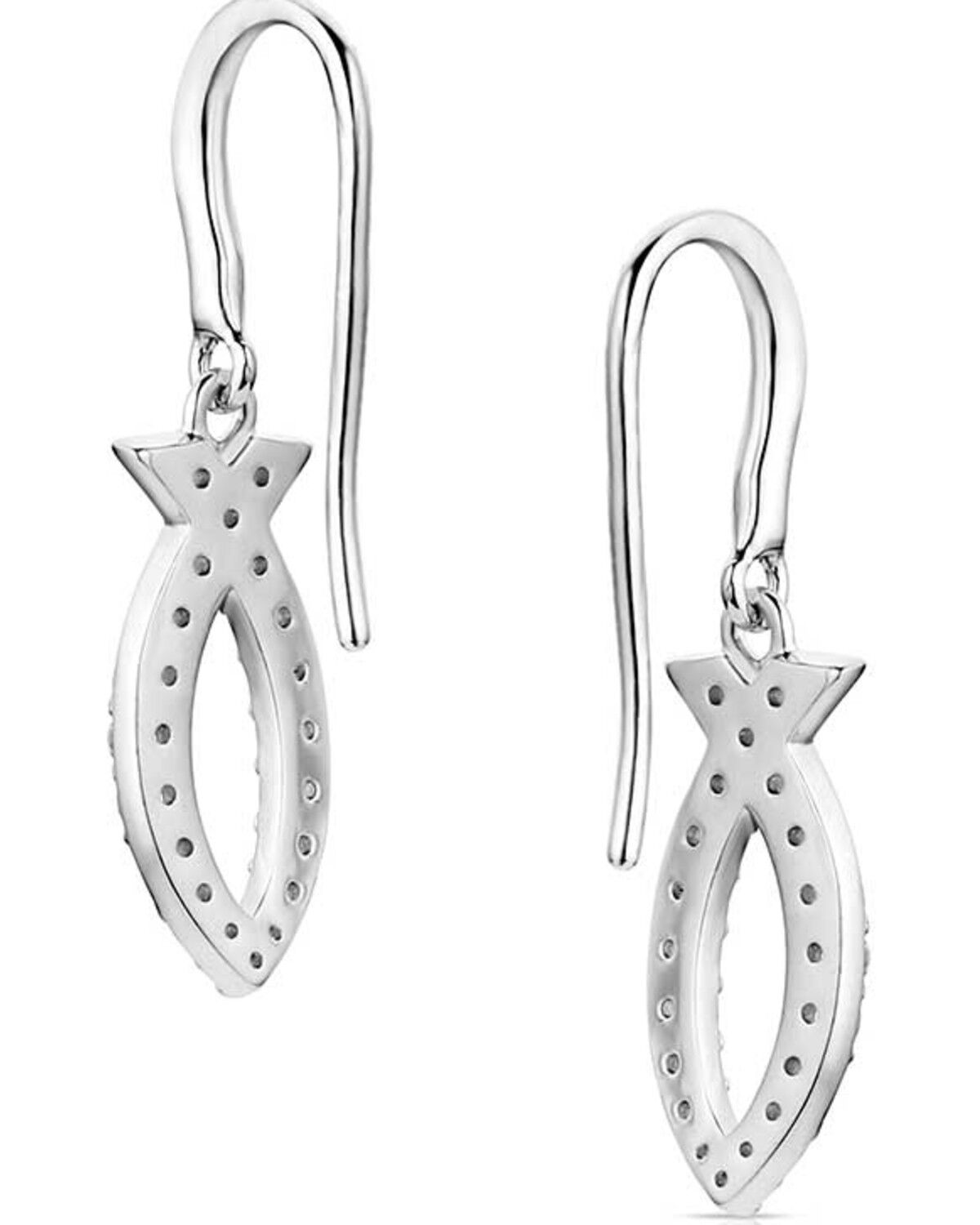 Image #2 - Montana Silversmiths Women's Graceful Waters Earrings, Silver, hi-res