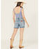 Image #3 - Wrangler Retro Women's Light Wash High Rise Stretch Denim Shorts, , hi-res