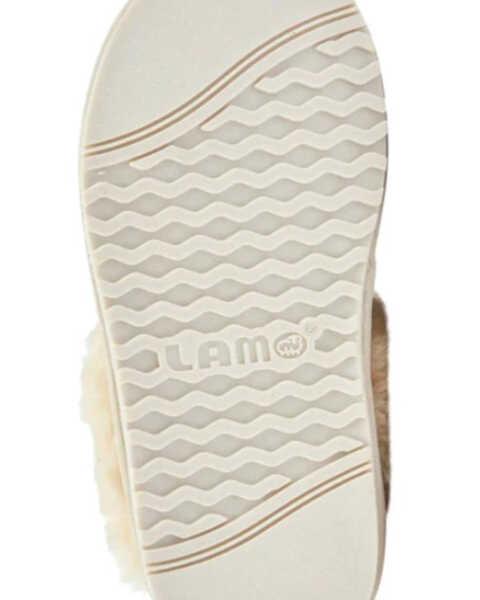 Image #5 - Lamo Footwear Women's Caroline Knit Scuff Slipper , Ivory, hi-res
