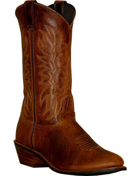 Abilene Men's Sage Western Boots - Round Toe, Brown, hi-res