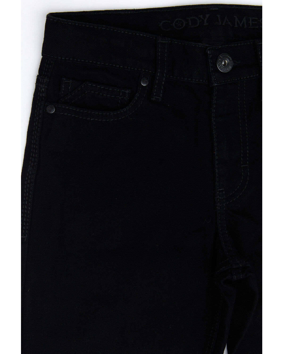 Image #2 - Cody James Boys' Night Rider Mid Rise Rigid Relaxed Bootcut Jeans, Black, hi-res