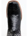 Image #6 - Cody James Men's Matte Python Exotic Western Boots - Broad Square Toe , Black, hi-res
