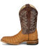 Image #3 - Justin Men's San Antone Exotic Caiman Western Boots - Broad Square Toe, Brown, hi-res
