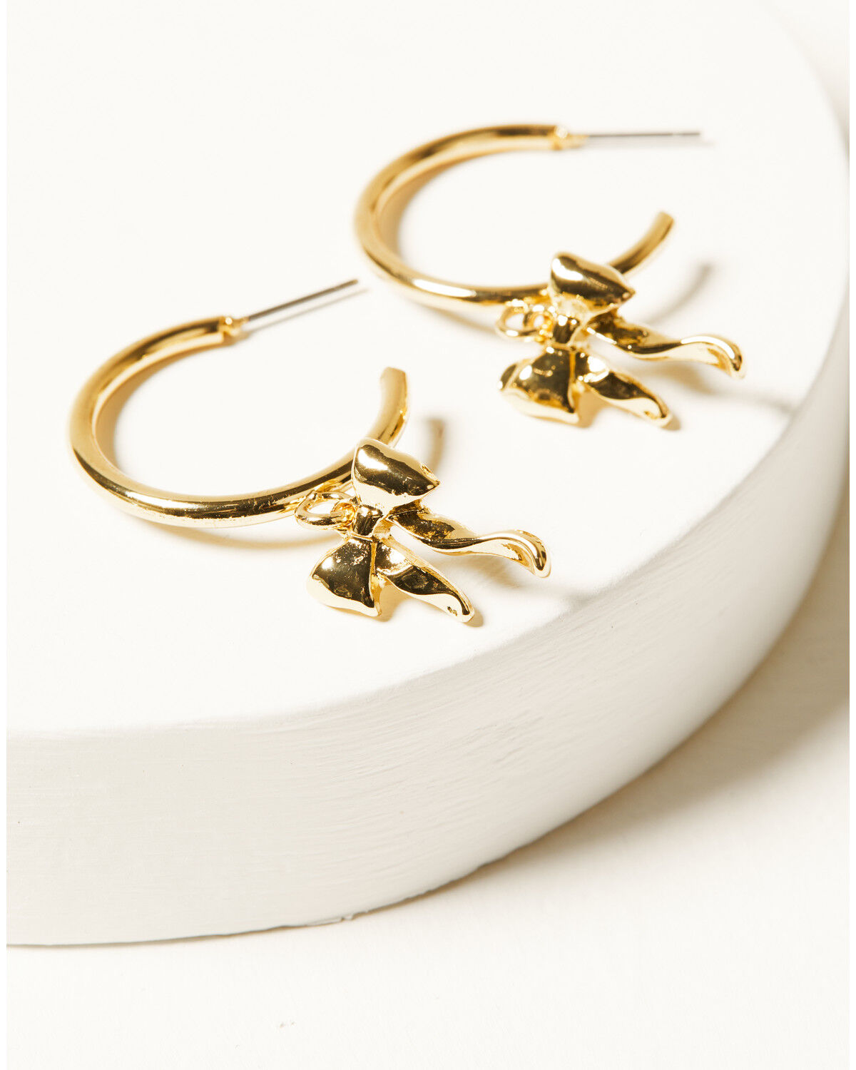 Image #3 - Shyanne Women's Bow Earring Set - 3 Piece, Gold, hi-res