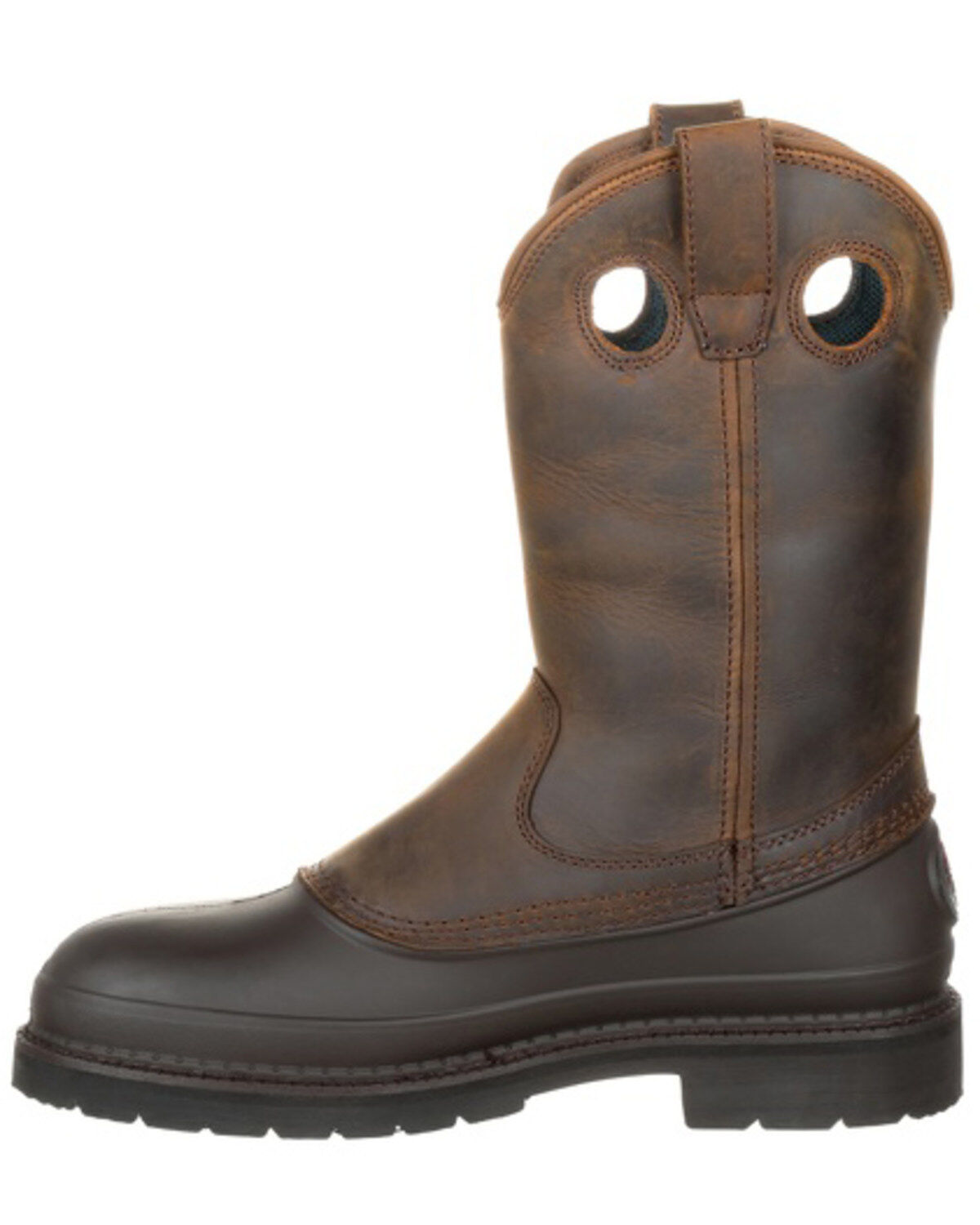Image #4 - Georgia Men's Muddog Comfort Core Work Boots, Tan, hi-res