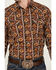 Image #3 - Cody James Men's Row Boat Southwestern Print Long Sleeve Snap Western Shirt, Red, hi-res