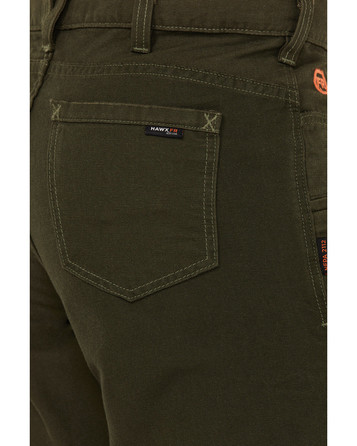 Image #4 - Hawx Men's FR Canvas Pants, Forest Green, hi-res