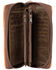 STS Ranchwear By Carroll Women's Yipee Kiyay Kacy Organizer Wristlet Wallet, Brown, hi-res