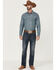 Image #2 - Cody James Men's Hotspot Solid Long Sleeve Snap Western Shirt, Blue, hi-res