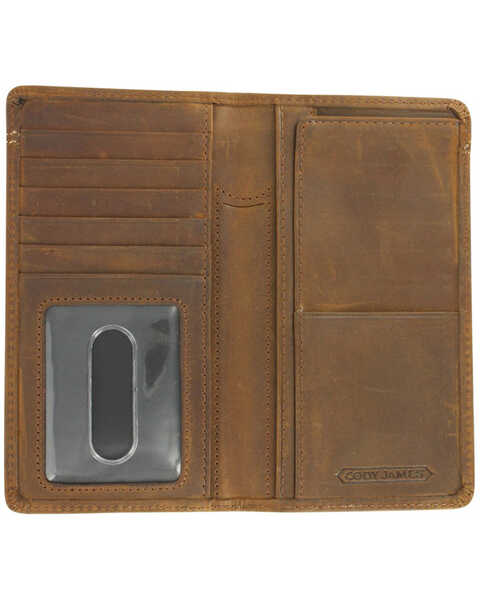 Image #3 - Cody James® Men's Wallet and Checkbook Cover, Brown, hi-res