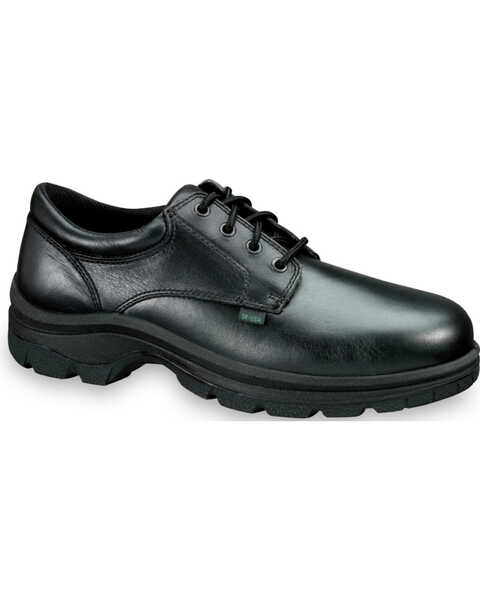 Thorogood Men's SoftStreets Made In The USA Postal Certified Oxfords , Black, hi-res