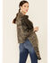 Shyanne Women's Woven Animal Print Shawl, Tan, hi-res